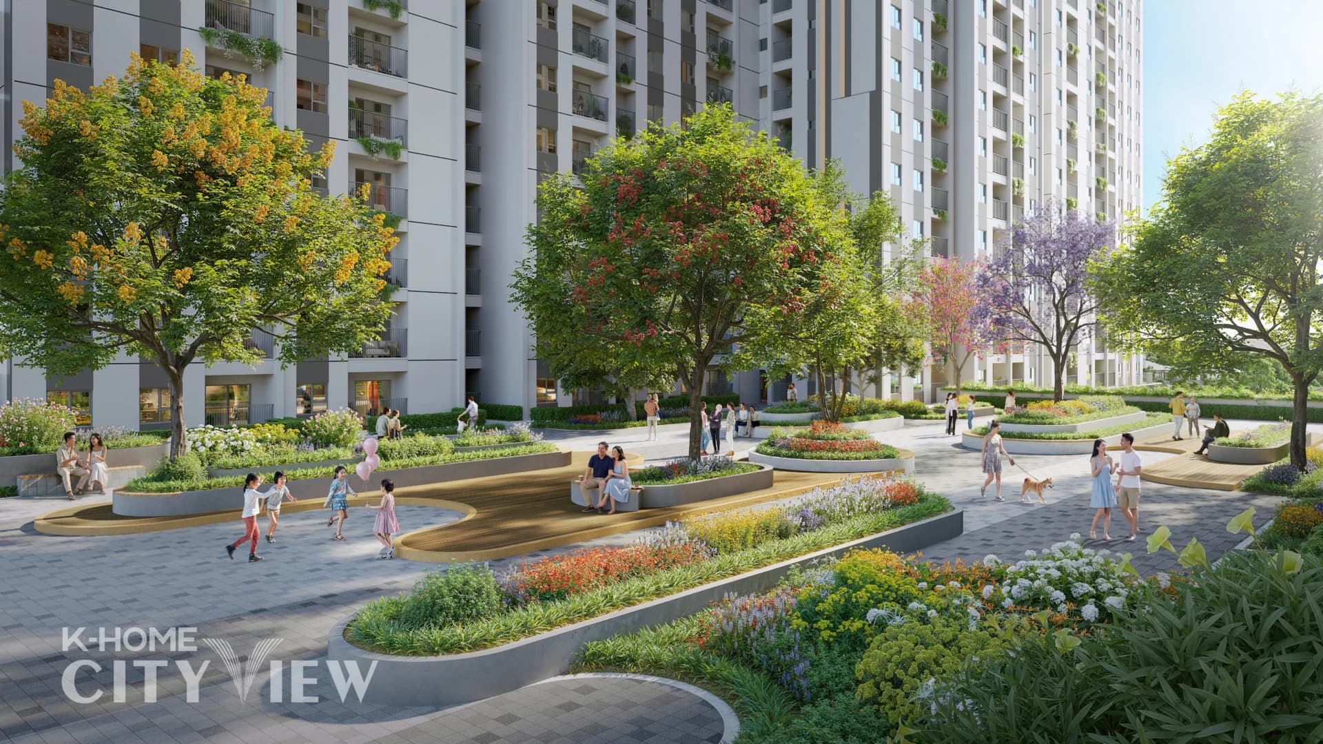 Vườn cảnh quan K-Home City View